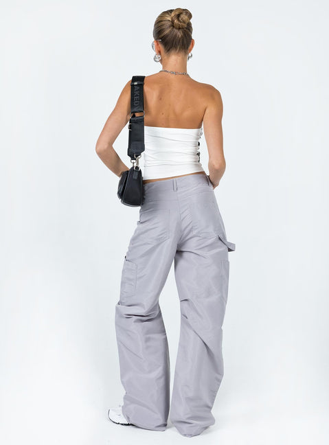 product Princess Polly High Waisted Pants  Miami Vice Pant Grey