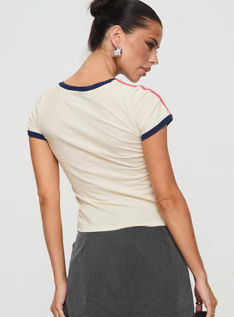 Snoopy Tennis Club Tee White