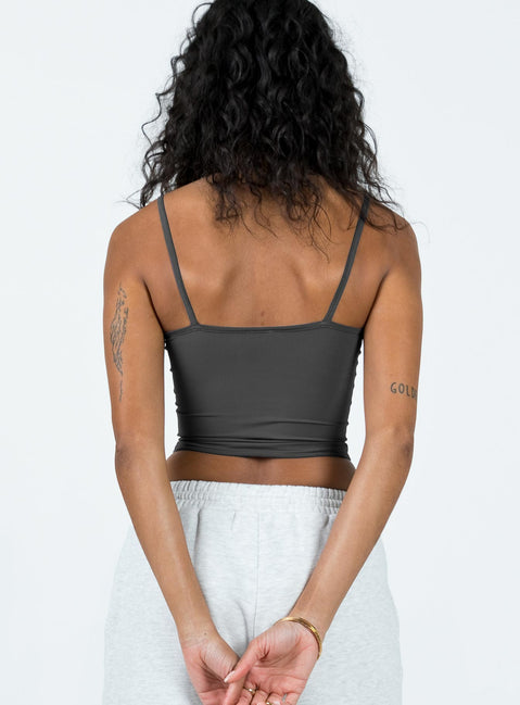 product Princess Polly Sleeveless Scoop Neck  Brando Cami Slate