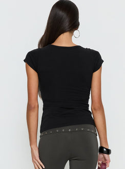 Ride Or Die Graphic Top Black / Yellow