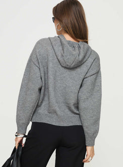 Hooded sweater Drop shoulder, single middle pocket, drawstring hood, ribbed hem & cuffs Slight stretch, unlined 