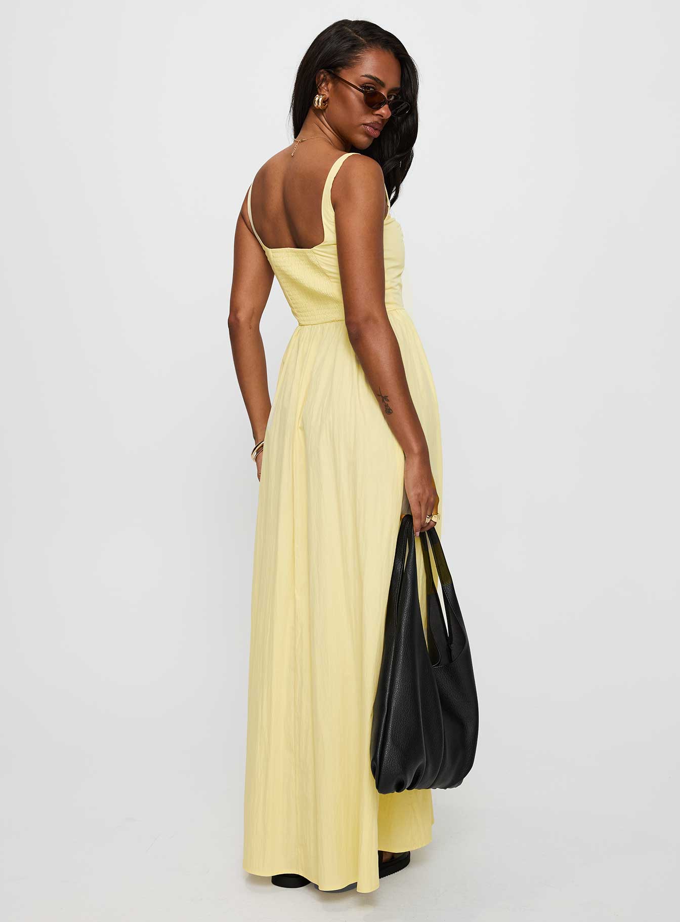 Cartmel Maxi Dress Lemon