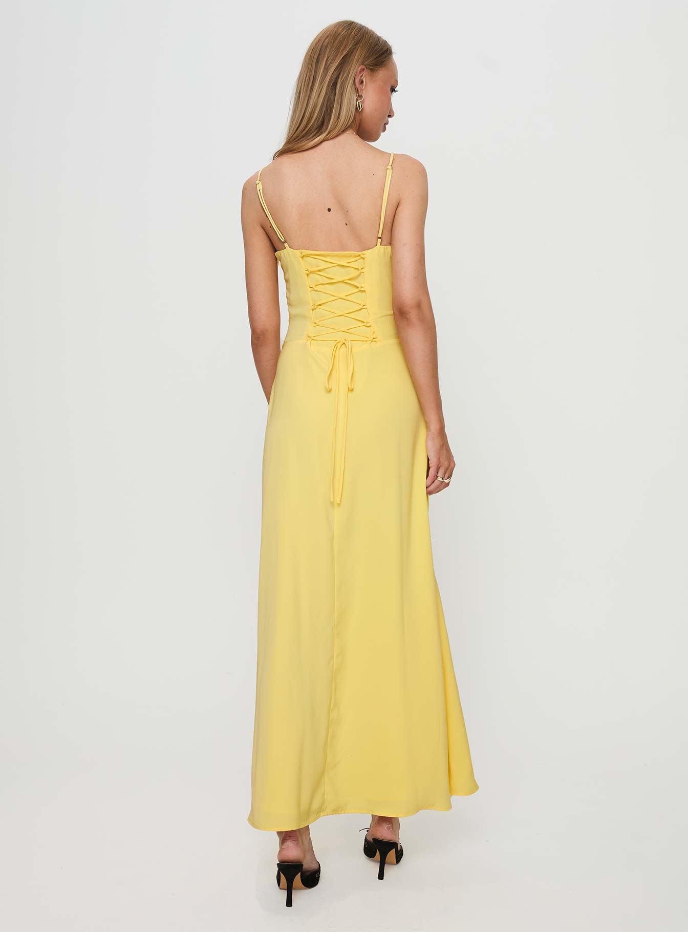 Eleanora Maxi Dress Lemon Yellow