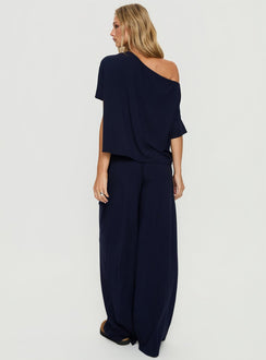 Cozy Hour Sleep Relaxed Pants Navy