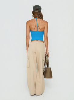 Scarletta Ultra Wide Cargo Pants Natural