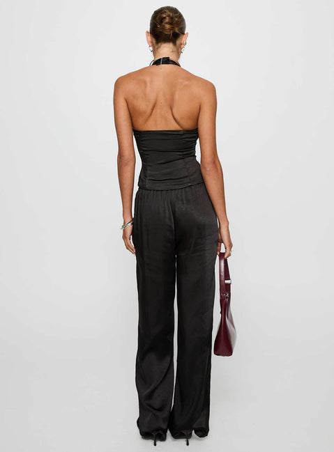 Cinematic Timing Tie Up Set Black