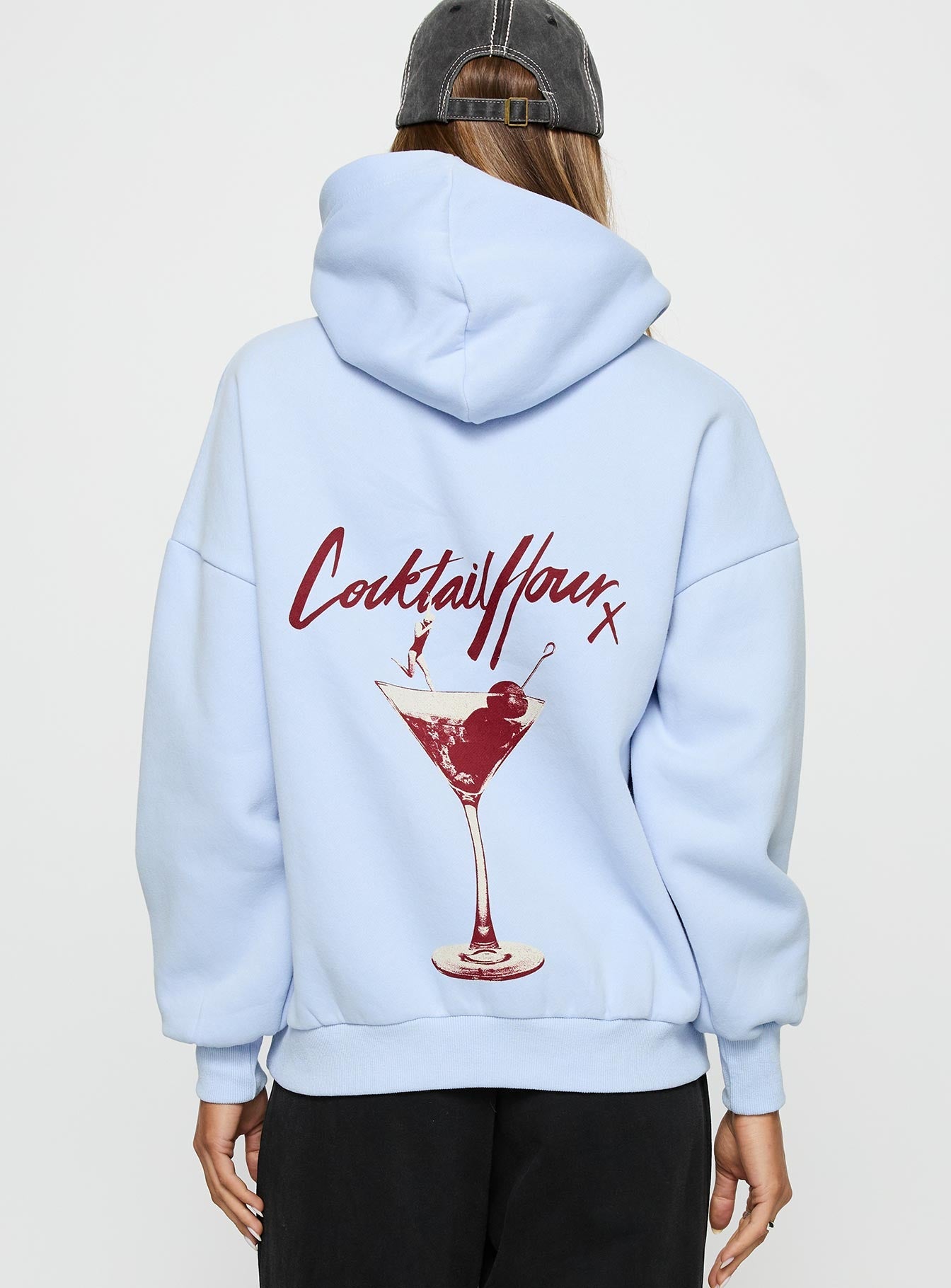 Unwind In Peace Hoodie Blue