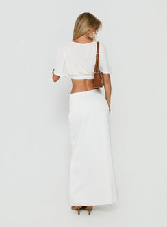 Eliena Maxi Skirt Ivory