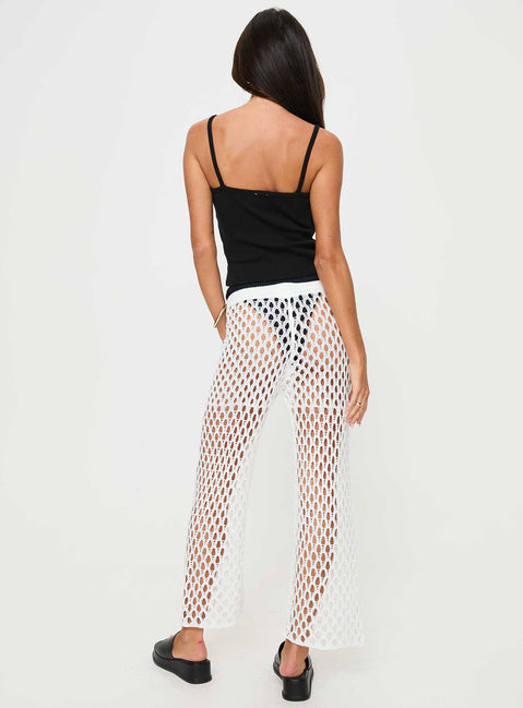 Time In The Sun Pants White