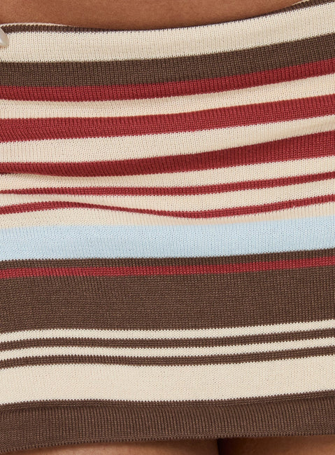 Norelai Knit Skort Multi Stripe
