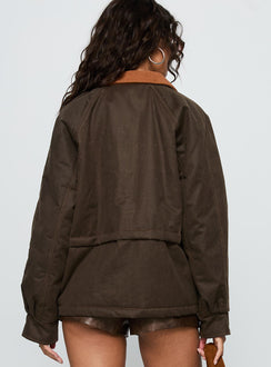 Shadow Phase Jacket Brown
