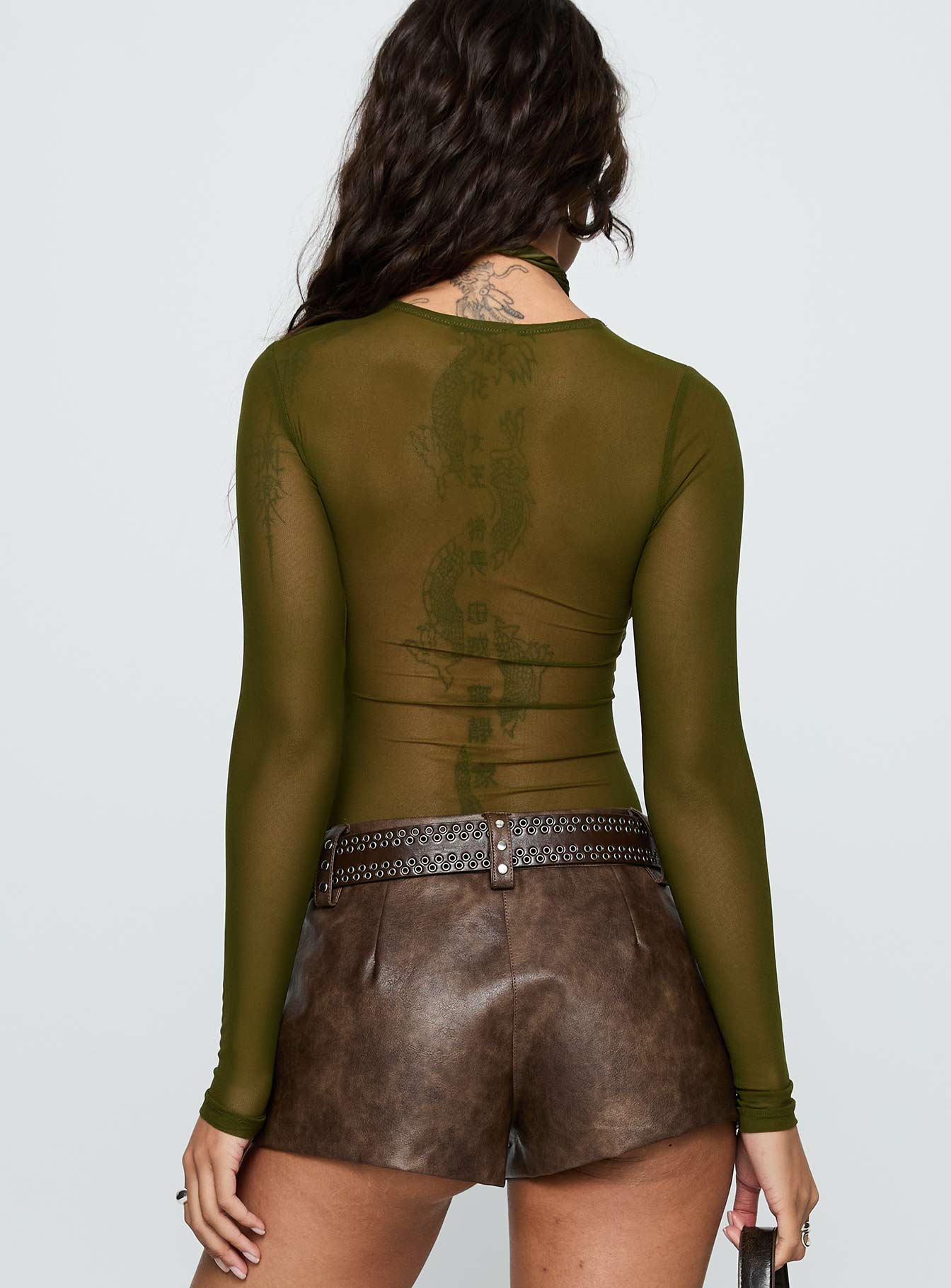 Sweeter Than Fiction Bodysuit Olive