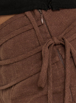 Electric Night Shorts Brown