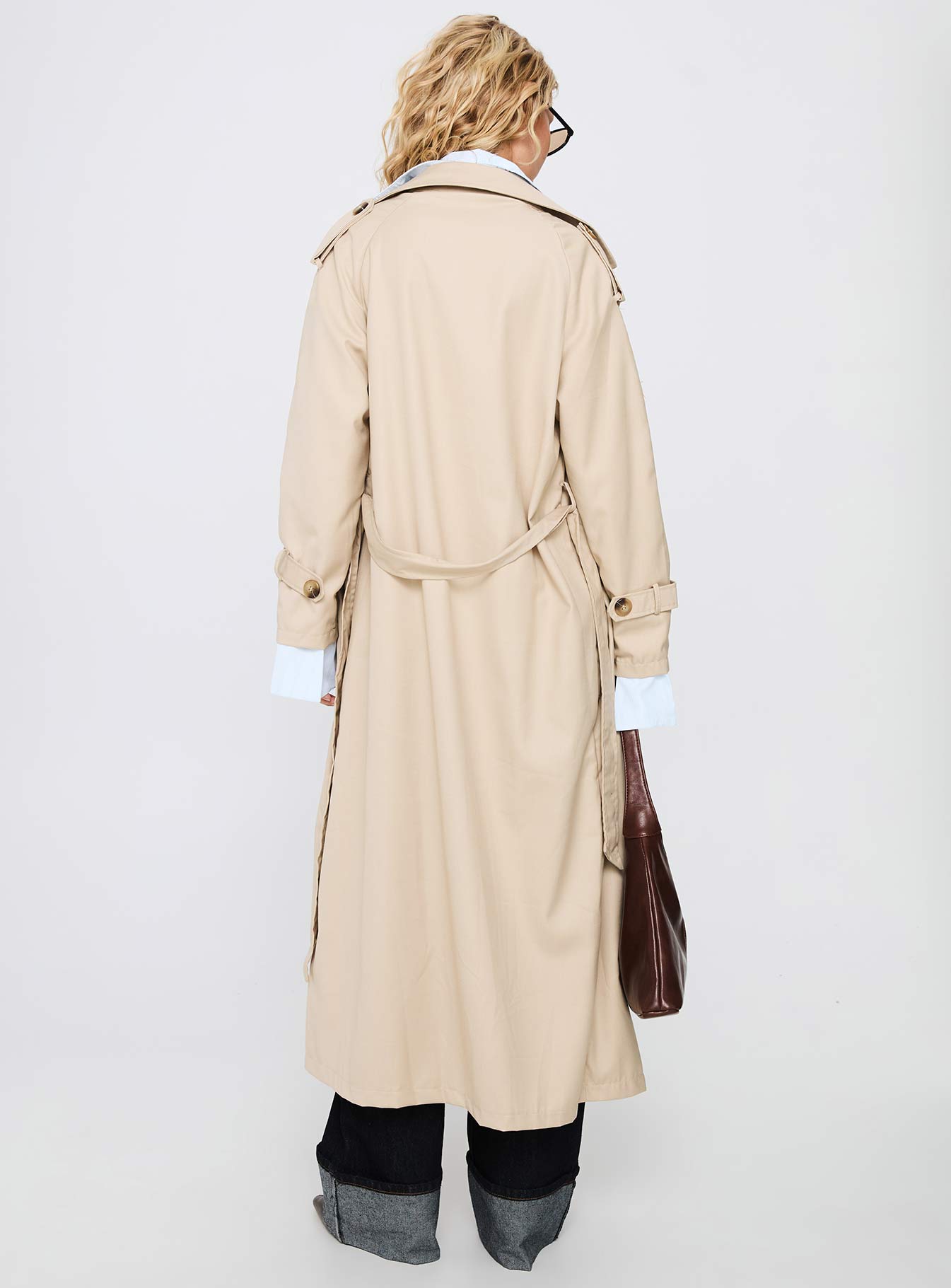 Vision Board Trench Coat Beige