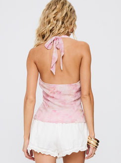 Valorie Halter Top Pink Multi