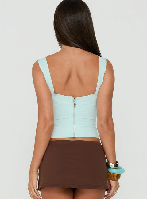Jourdan Bandage Top Pale Blue