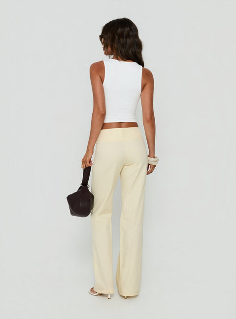 Totti Pant Butter Yellow