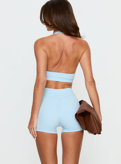 Final Form Active 4" Invisible Scrunch Shorts Blue