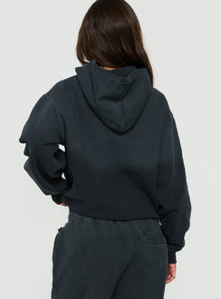 AT Pullover Oversized Hoodie Black