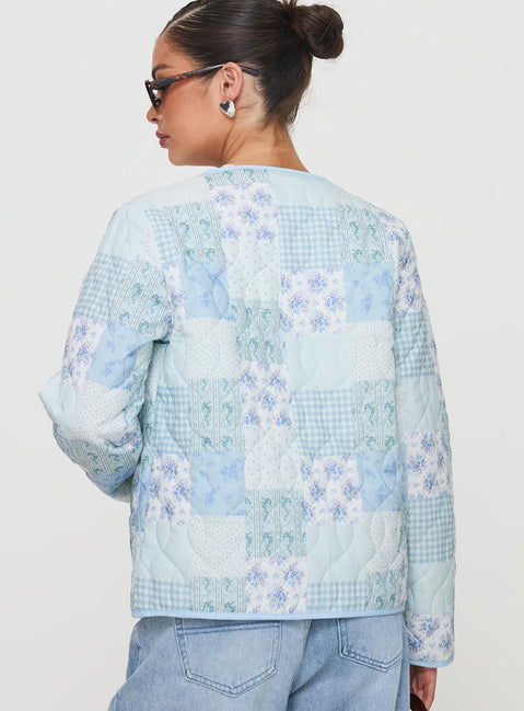 Brinny Quilted Jacket White