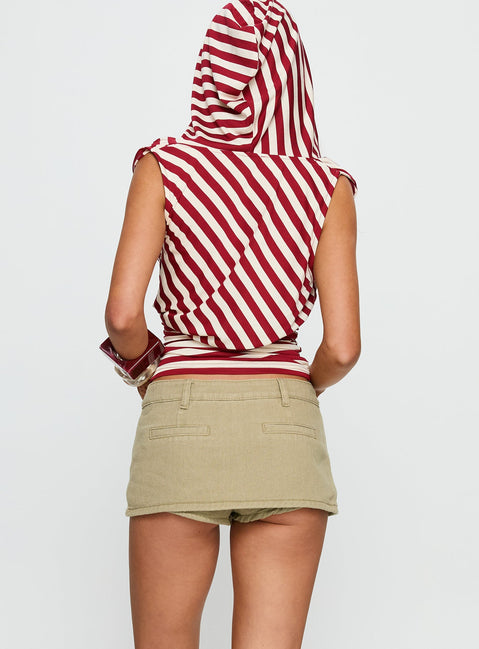 Rhode Mini Skort Tan