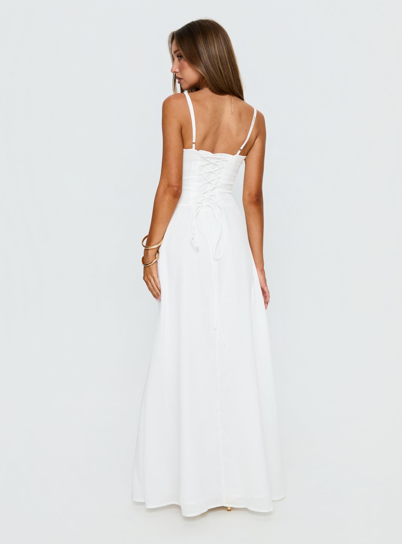 Members Only Maxi Dress White