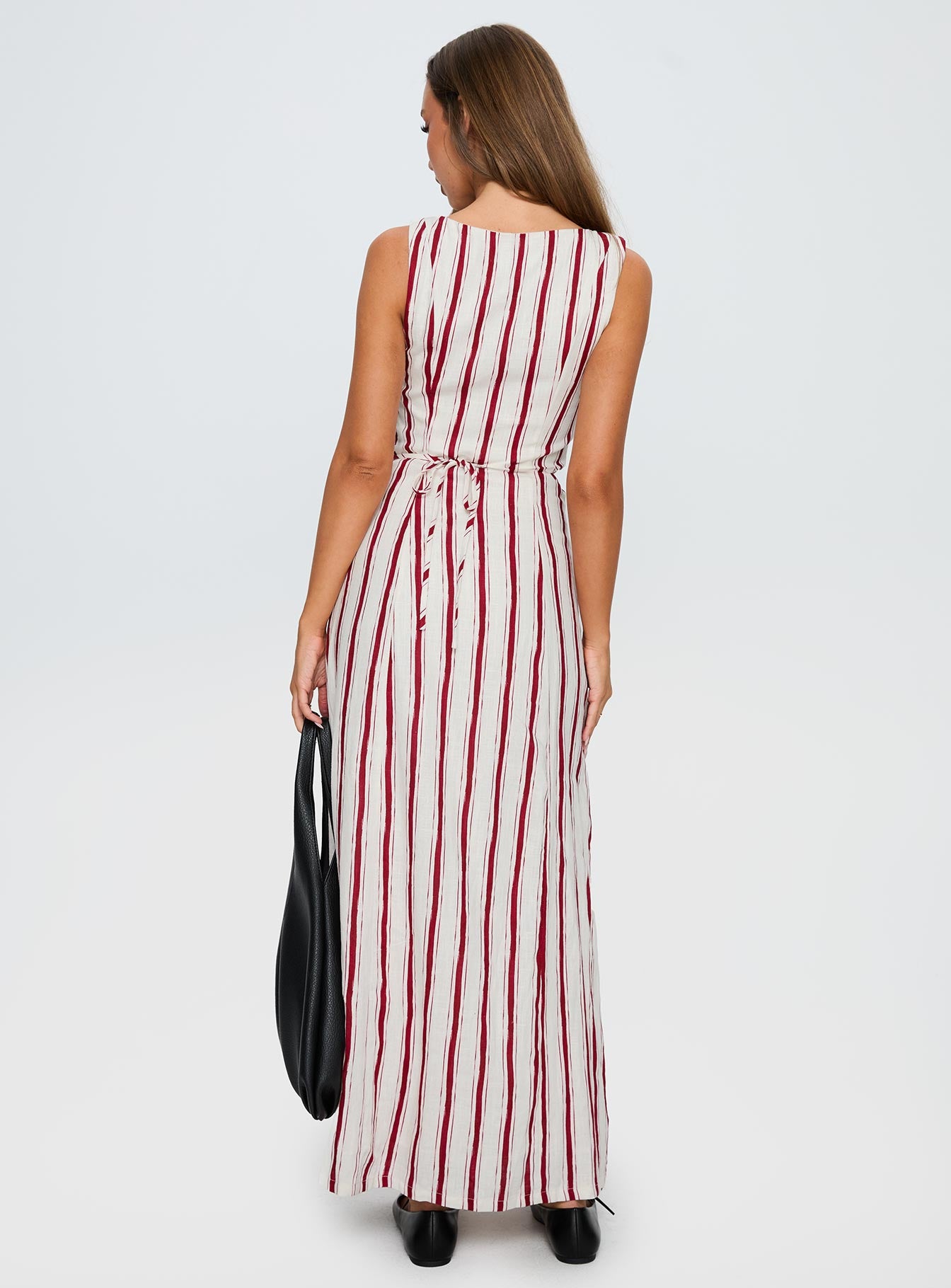 Lewisa Maxi Dress Red Stripe