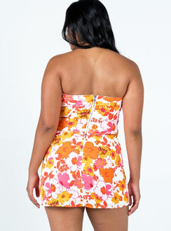 product Chadwick Mini Skirt Orange/Pink Princess Polly  Mini Skirts 