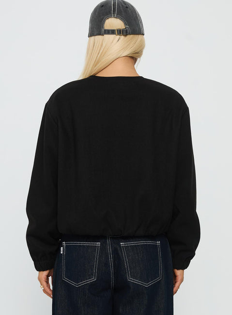 Grasp Bomber Jacket Black