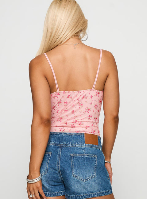 Final Fantasy Bodysuit Pink Floral