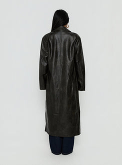 Olsen Coat Washed Onyx