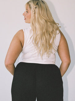 product Princess Polly Sleeveless High Neck  Blizzard Tank Top White Curve