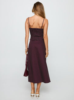 Shining Mirrors Set Burgundy