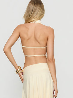 Scenic Route High Neck Top Yellow