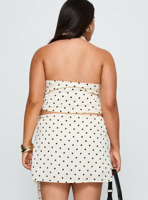 Beffanie Halter Wrap Set Polka Dot Curve