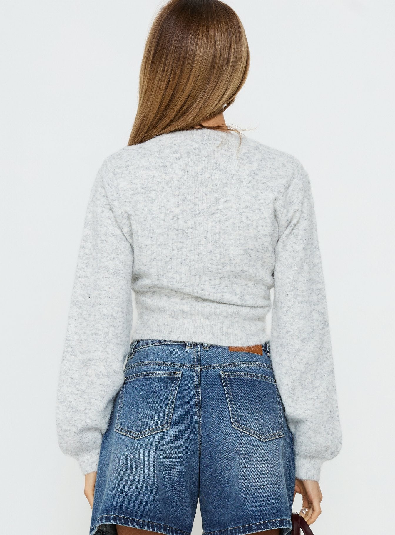 Dawsen Button Down Cardigan Grey