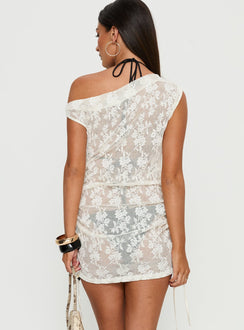 Original Sin Mini Dress Ivory