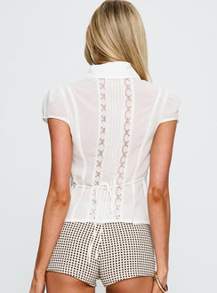 Loisee Blouse Top Cream