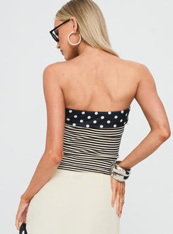 Virenna Strapless Top Multi