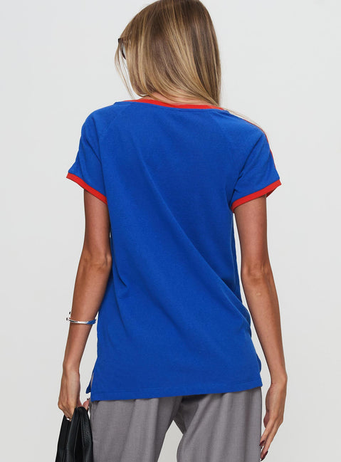 From The Vine Sports Top Blue