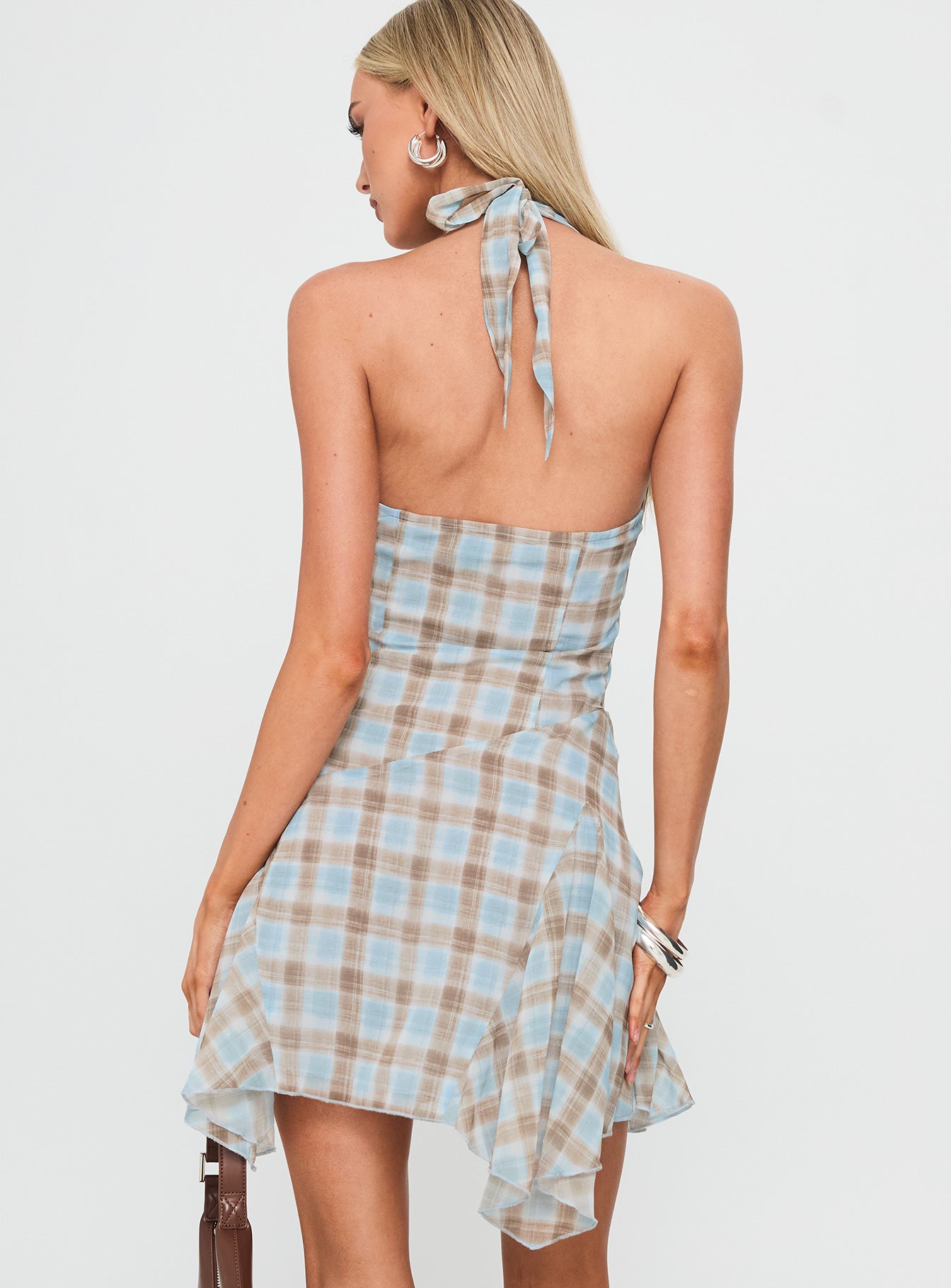 valorie halter mini dress Valorie Halter Mini Dress White