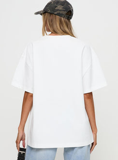 Power Play Active Oversized Tee White