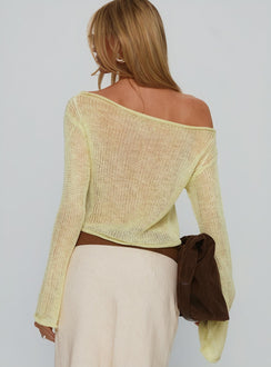 Cafe Pari Sweater Lemon