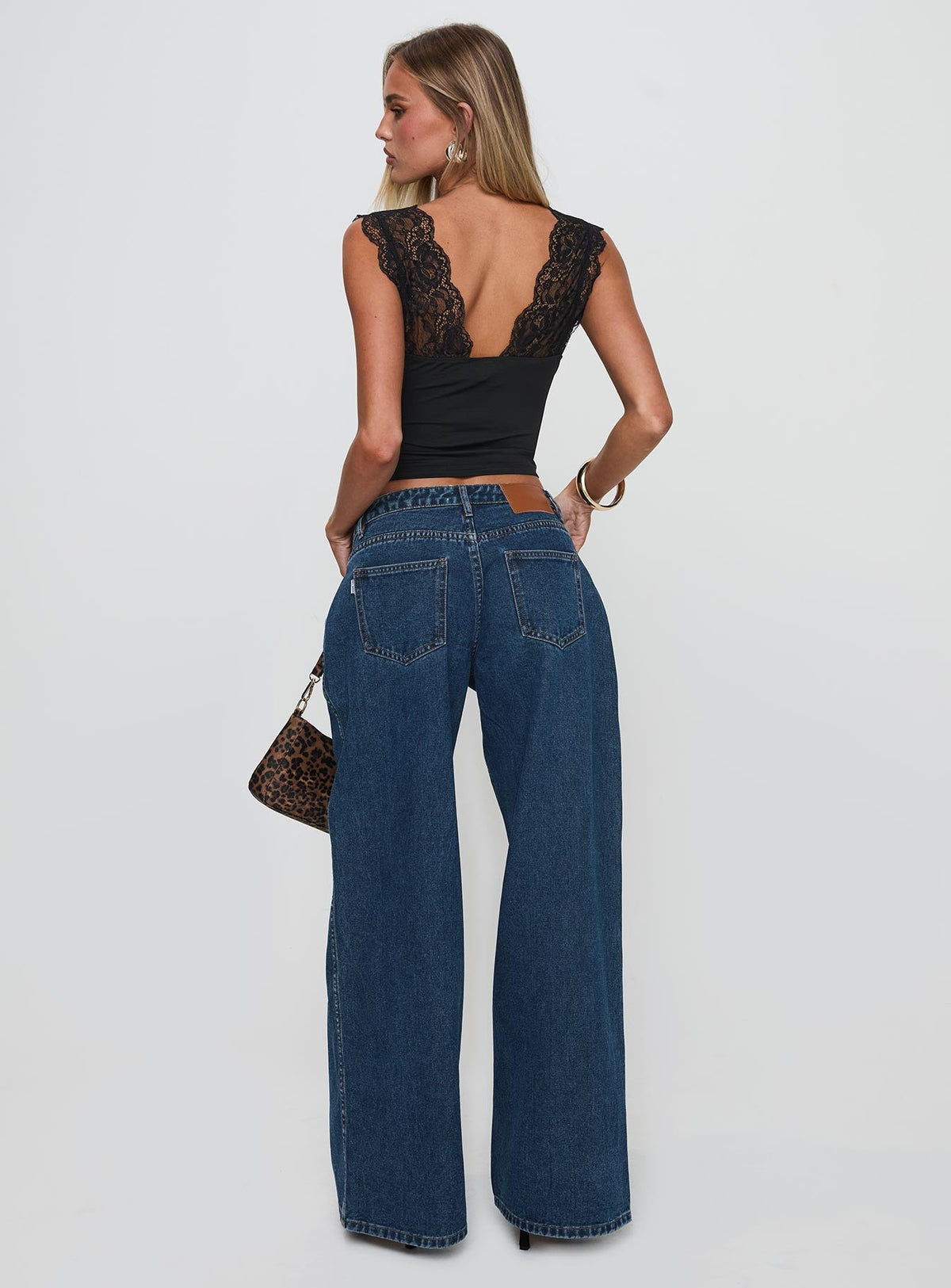 Ramos Low Rise Denim Jeans Dark Blue Wash Petite