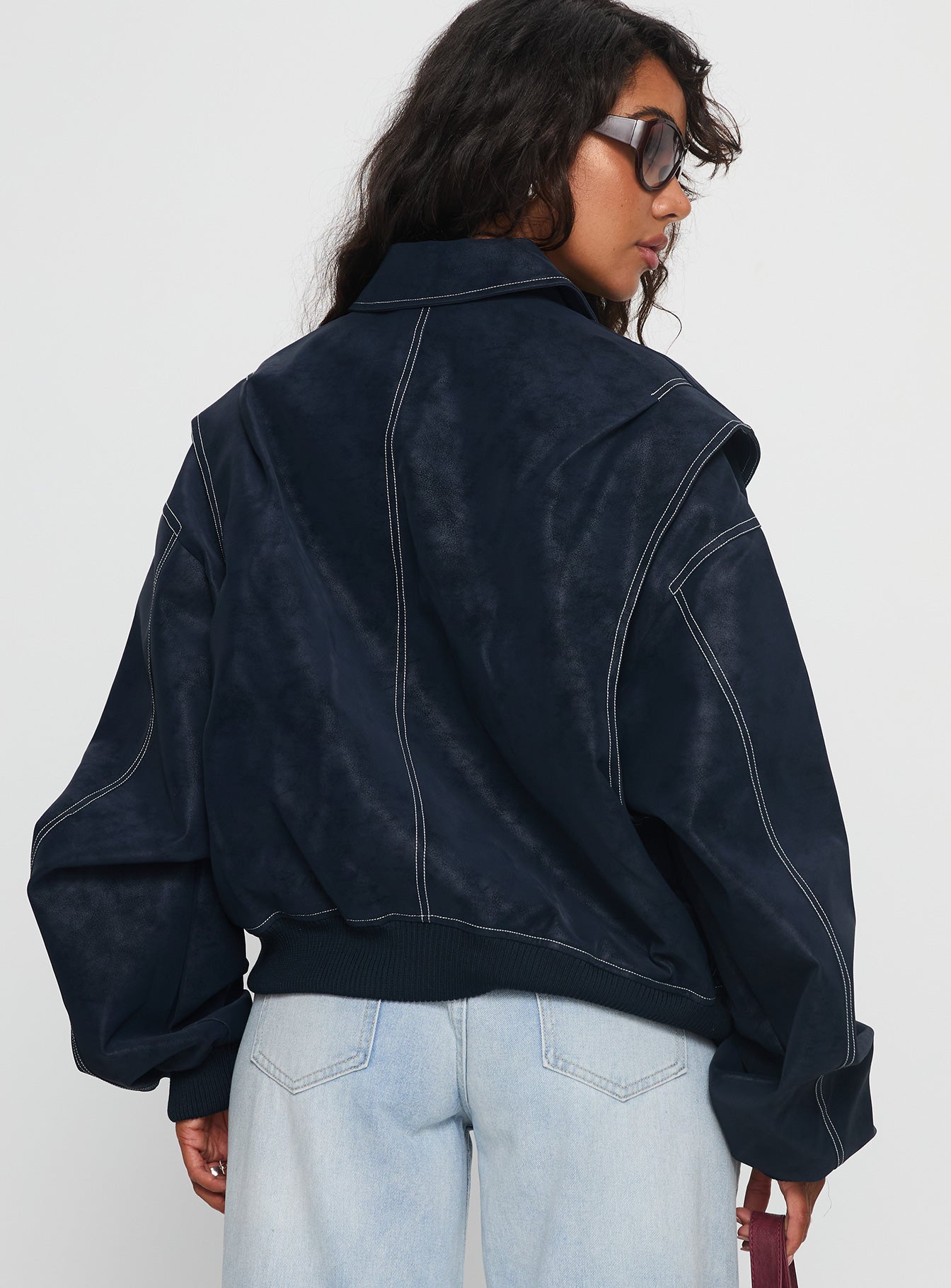 Vista Bomber Jacket Washed Navy