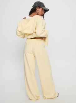 All Day Straight Leg Sweatpants Butter Yellow