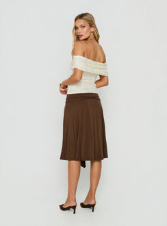 Colettie Short Sleeve Top Cream