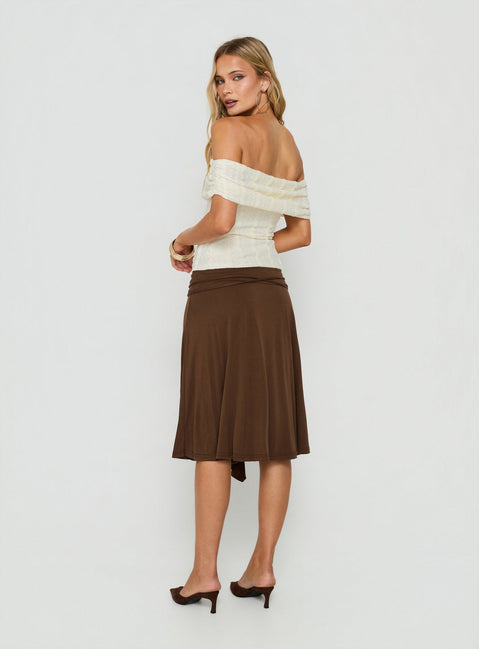 Colettie Short Sleeve Top Cream