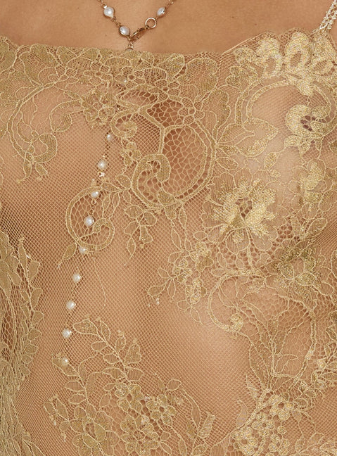 Golden Hour Cami Top Gold