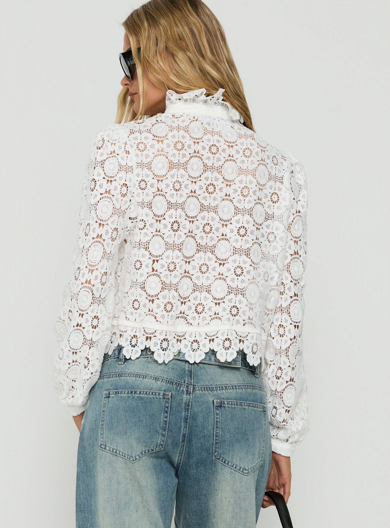 Overtime Blouse Porcelain